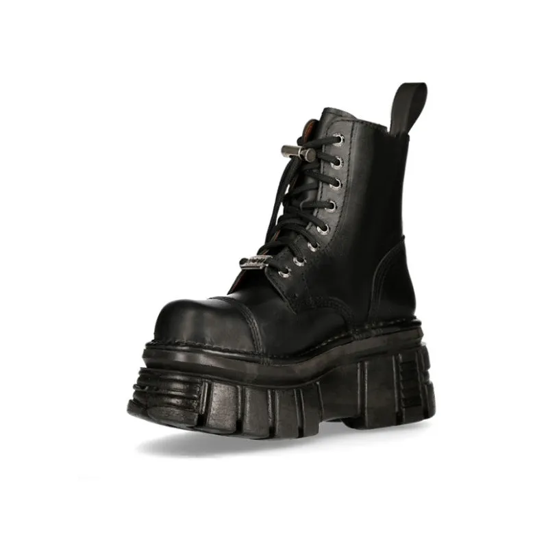 Heavy Metal Platform Ankle Boots
