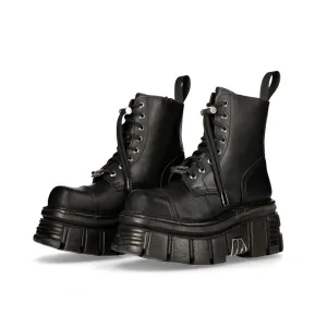 Heavy Metal Platform Ankle Boots