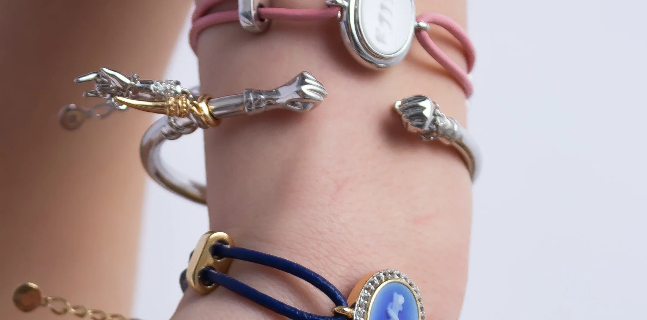 Helping Hands Charm Bracelet