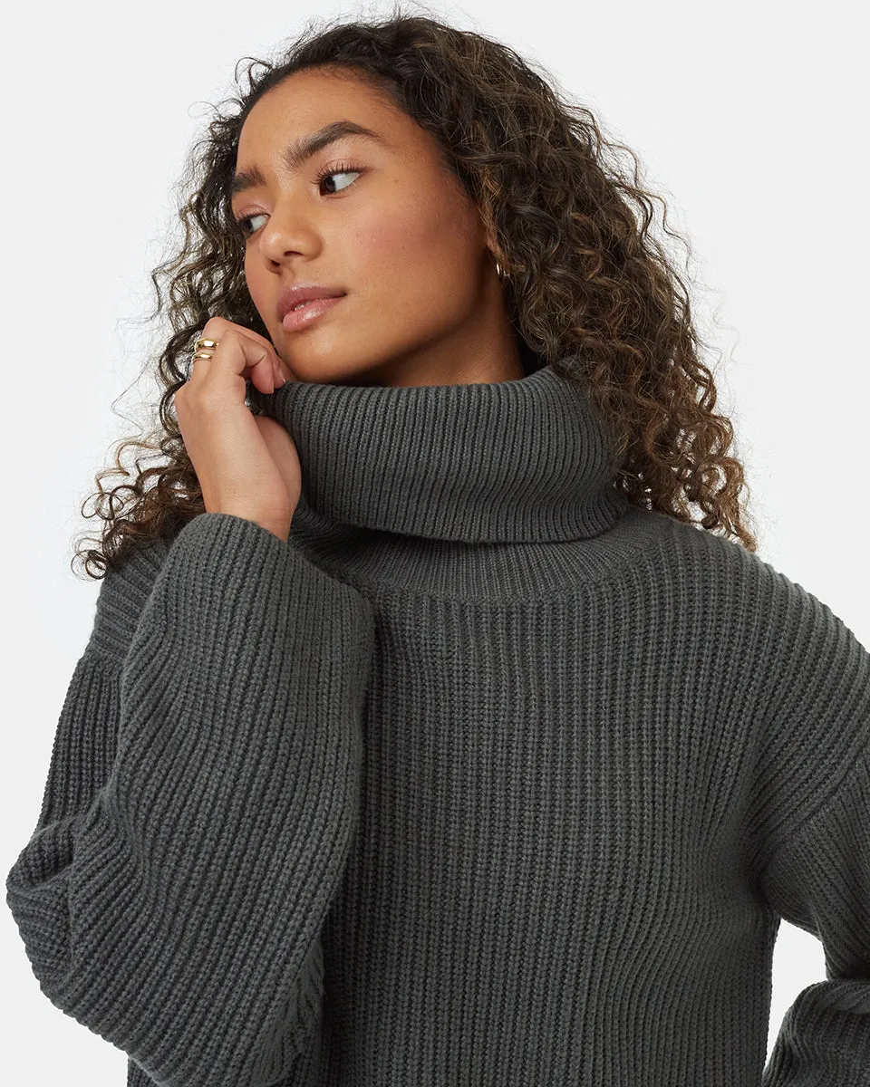 Highline Wide Neck Turtleneck
