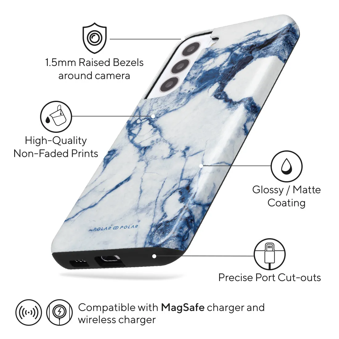 Indigo Vase - Samsung Galaxy S22  5G Case
