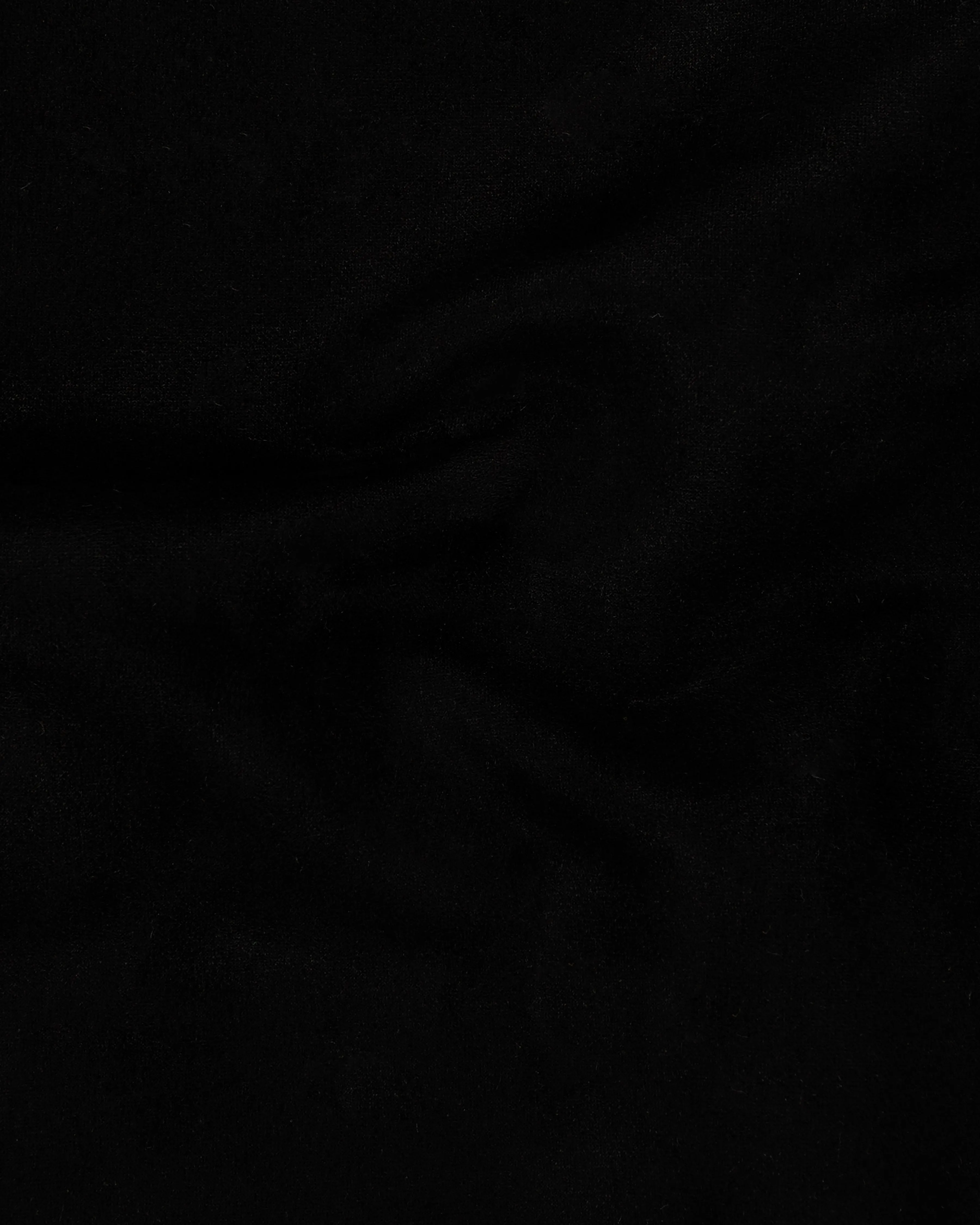 Jade Black Velvet Double-Breasted Designer Blazer