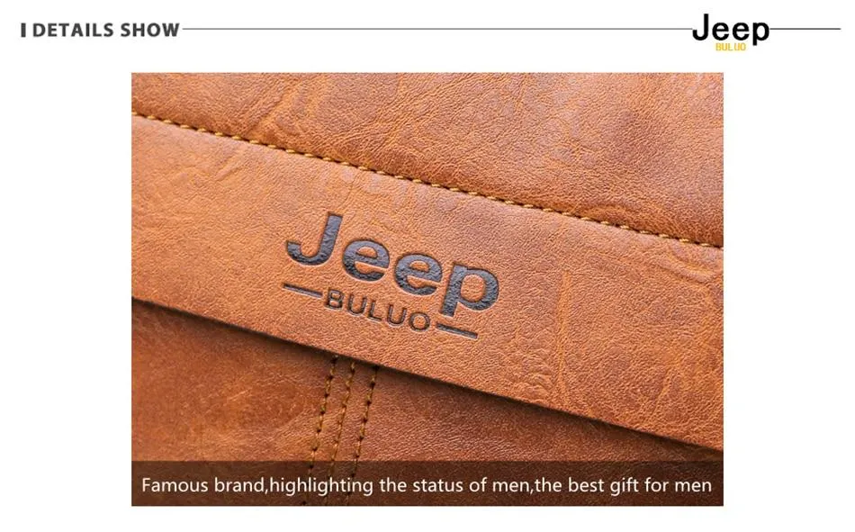 Jeep Buluo Leather Briefcase
