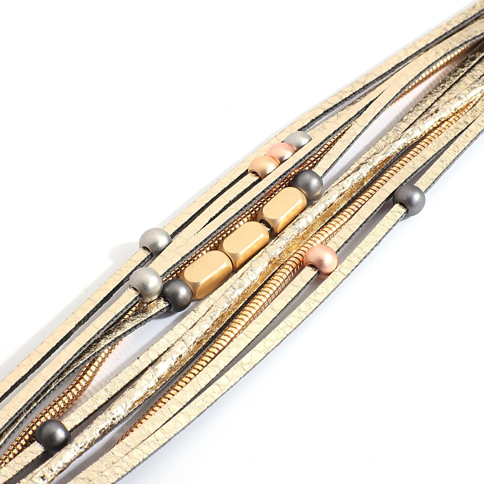 Jewellery - Vintage Multiple Layer Leather Bracelets