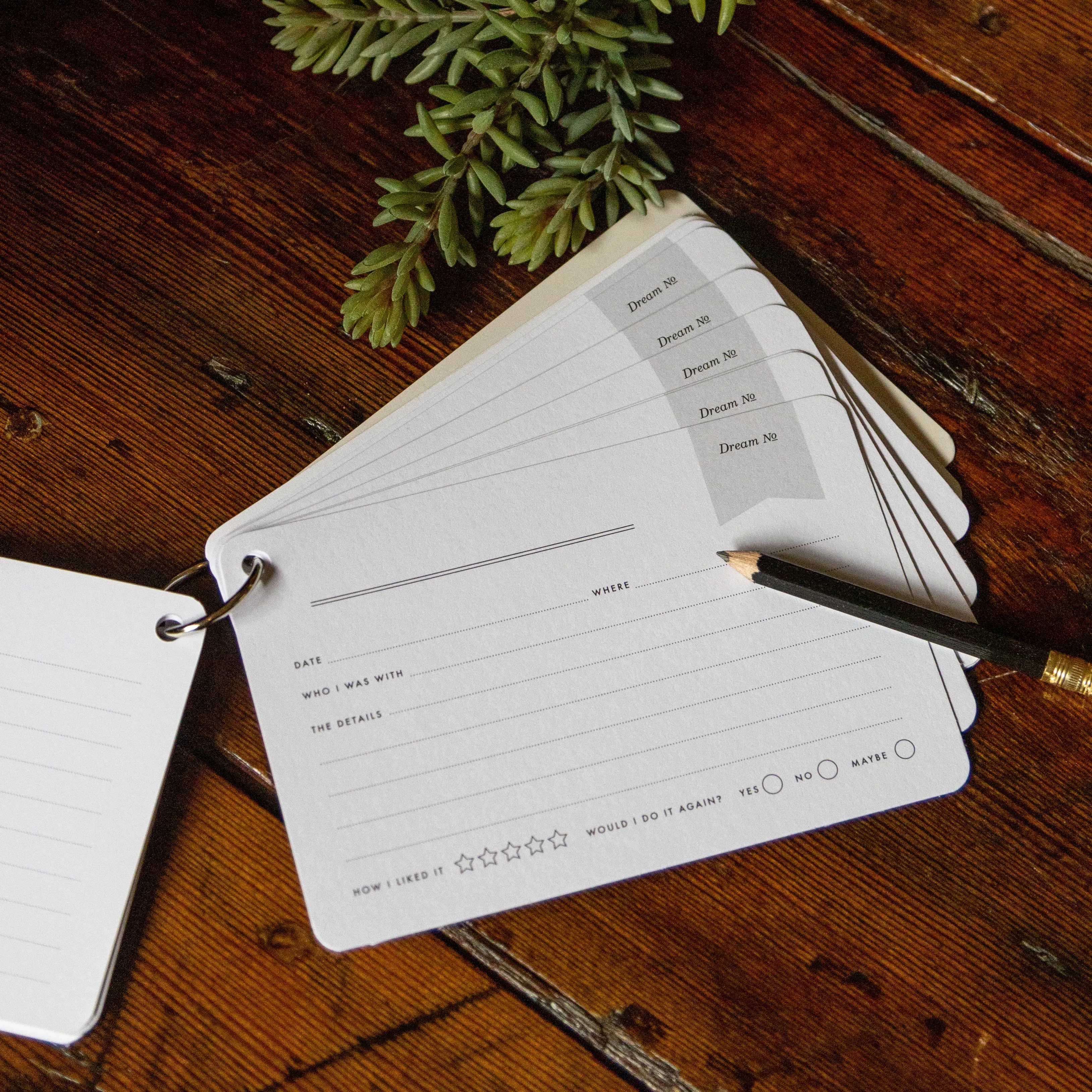 Journal Ring - Bucket List