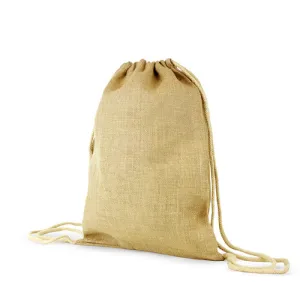 Jute / Burlap Drawstring Back