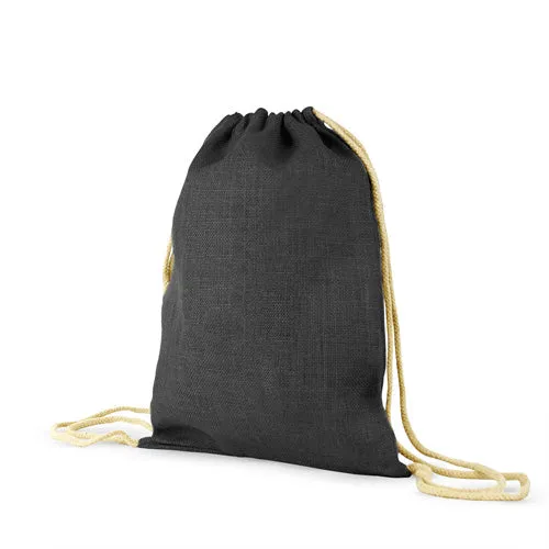 Jute / Burlap Drawstring Back