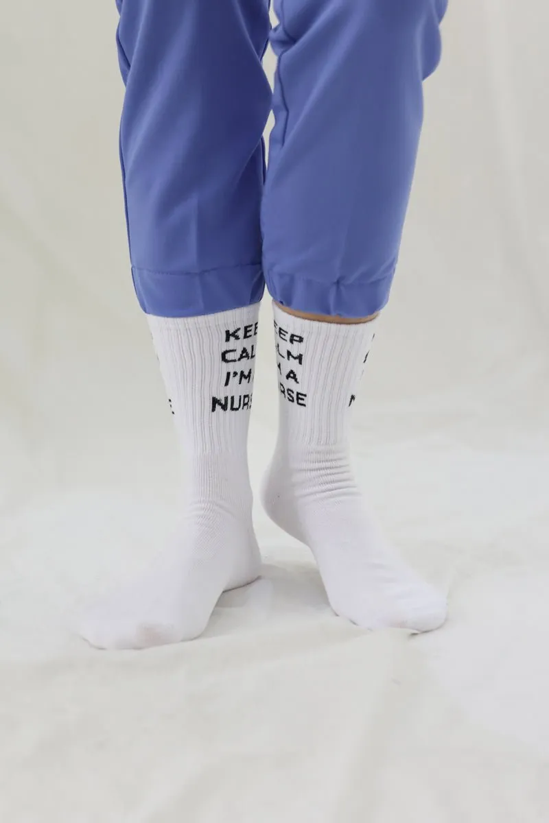 Keep Calm I am a Nurse Socks