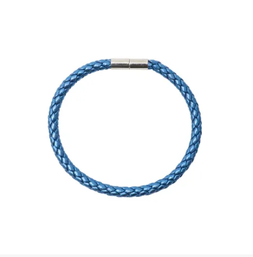 Keva Blue Shimmer Braided Bracelet