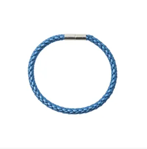 Keva Blue Shimmer Braided Bracelet