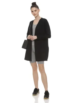 KHLOE LON LINE CARDI (BLACK)