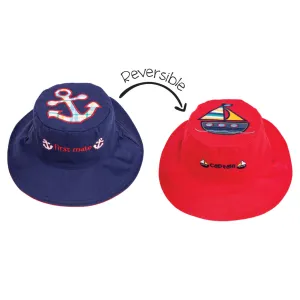 Kids Sun Hat Anchor Sailboat