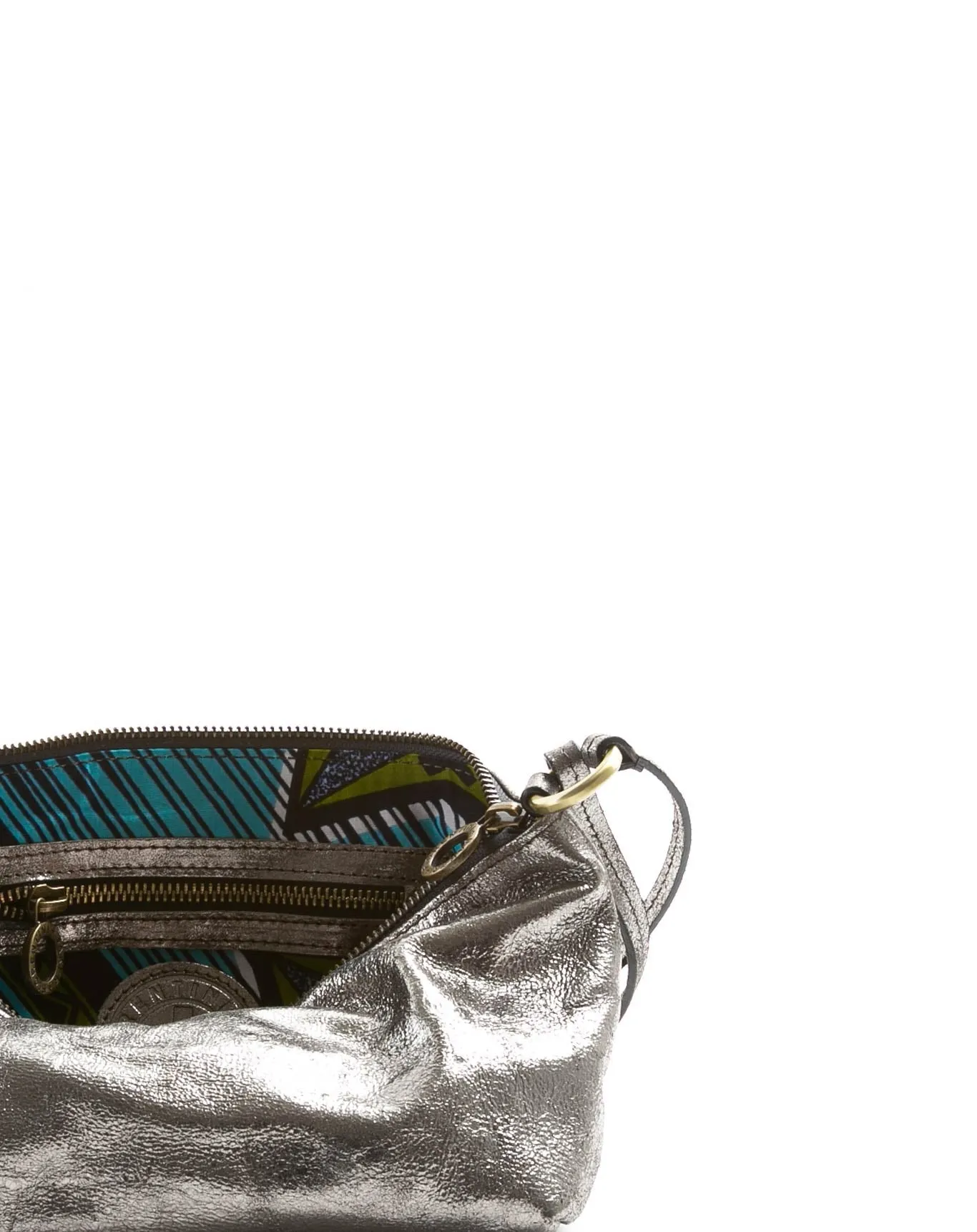 KINO Silver Leather Bag