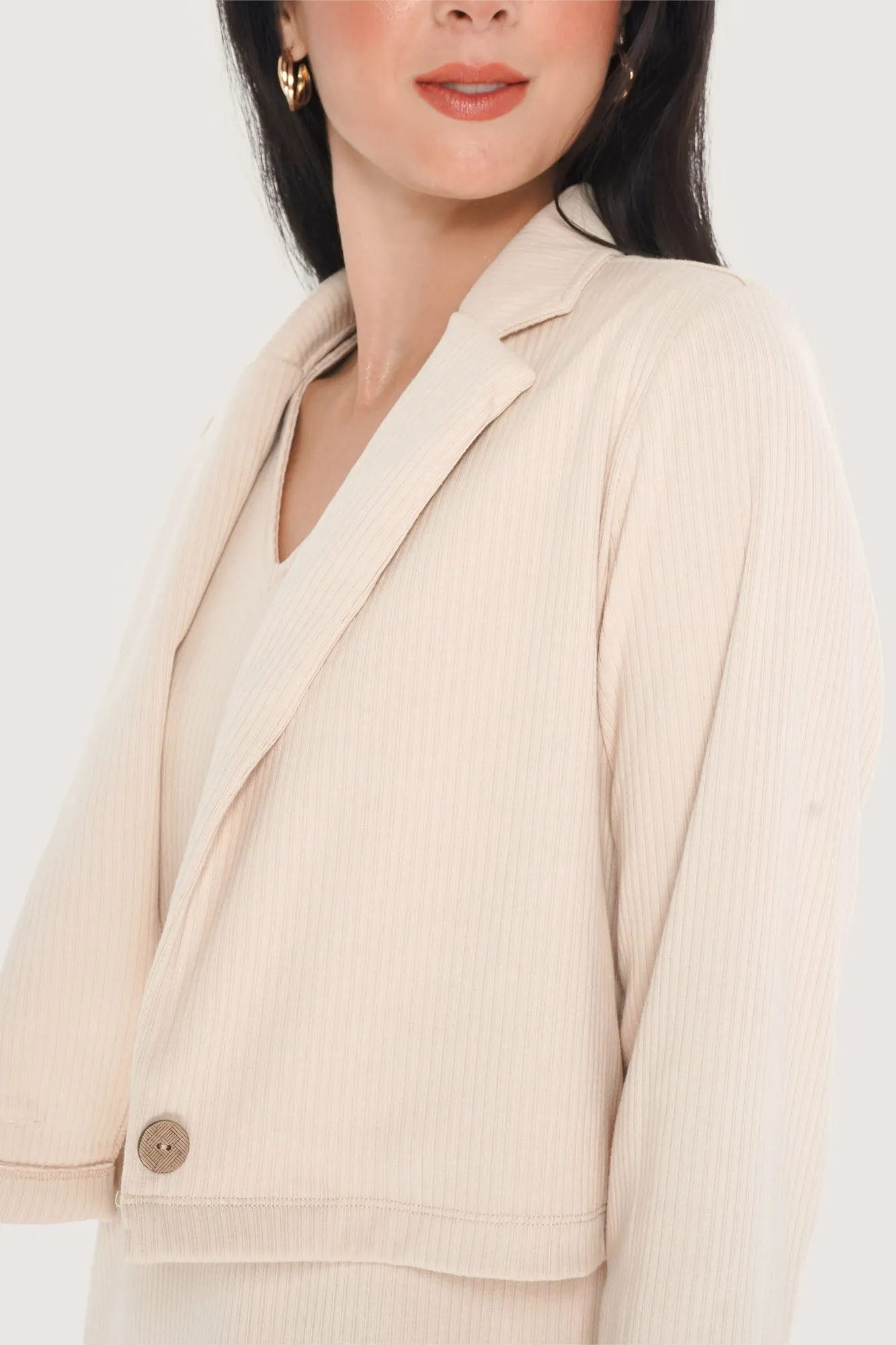 Knit Cropped Blazer