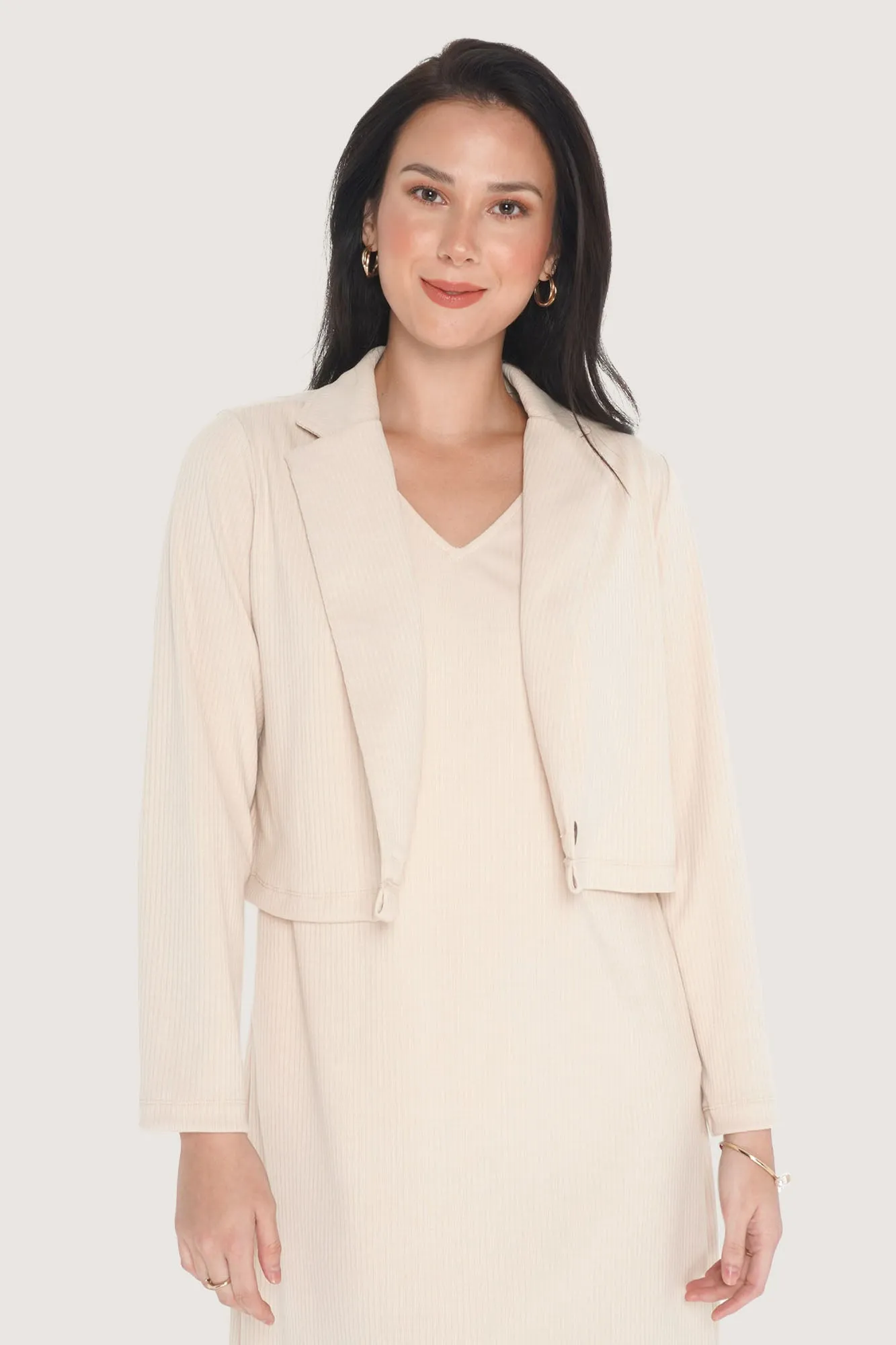 Knit Cropped Blazer