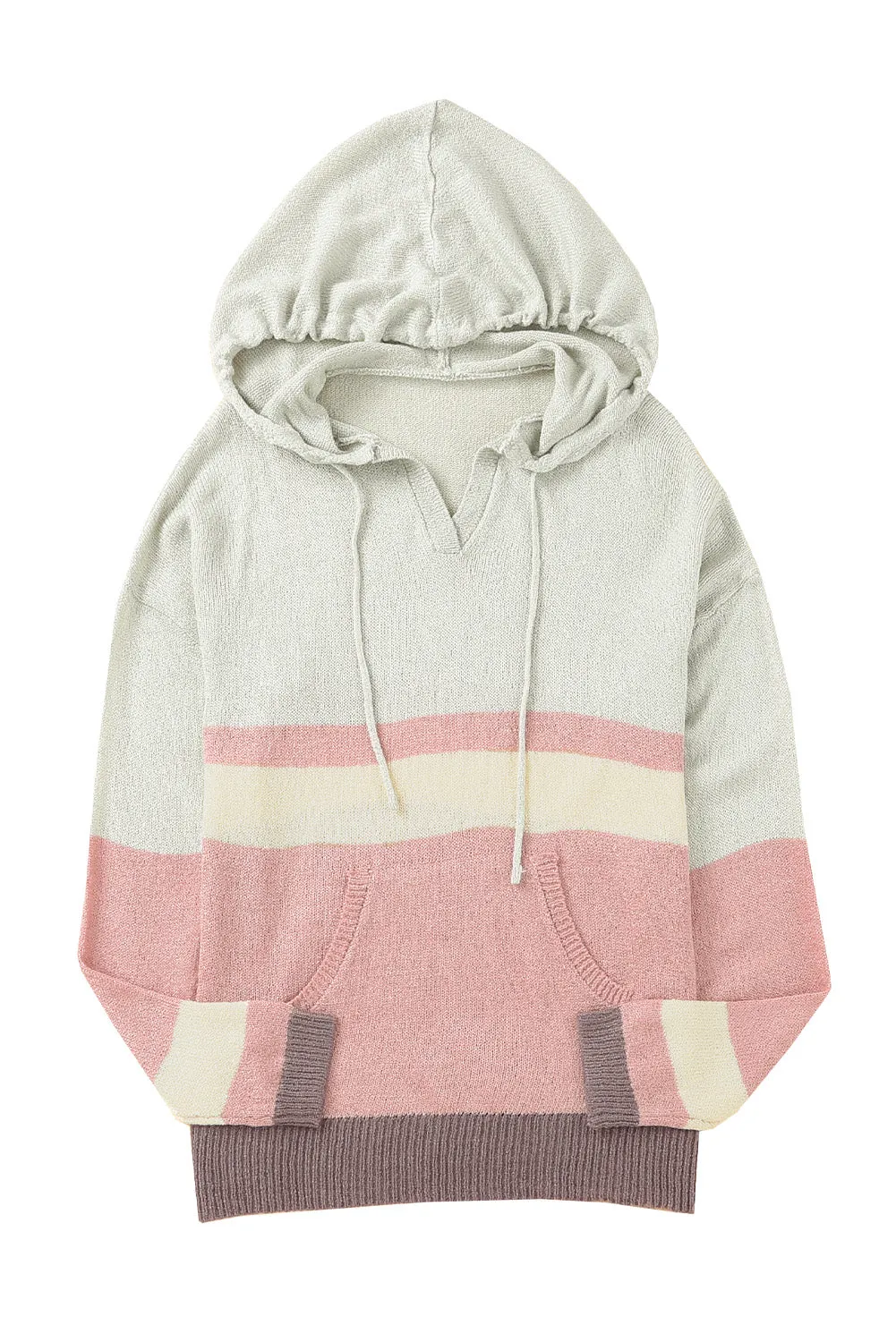 Knit Kangaroo Hooded Sweater