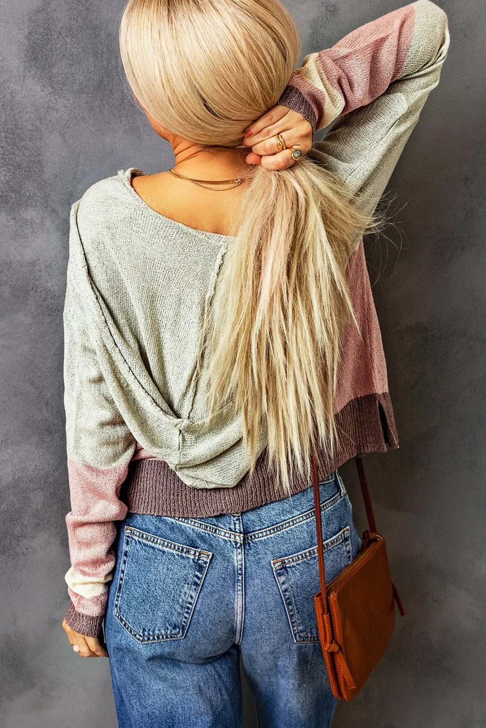 Knit Kangaroo Hooded Sweater