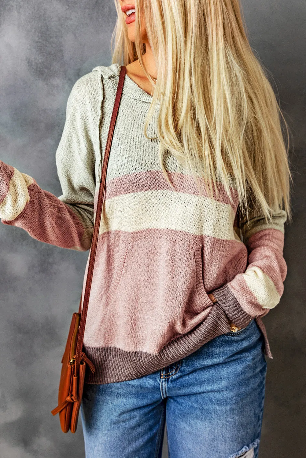 Knit Kangaroo Hooded Sweater