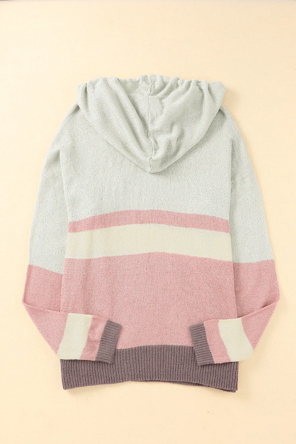 Knit Kangaroo Hooded Sweater