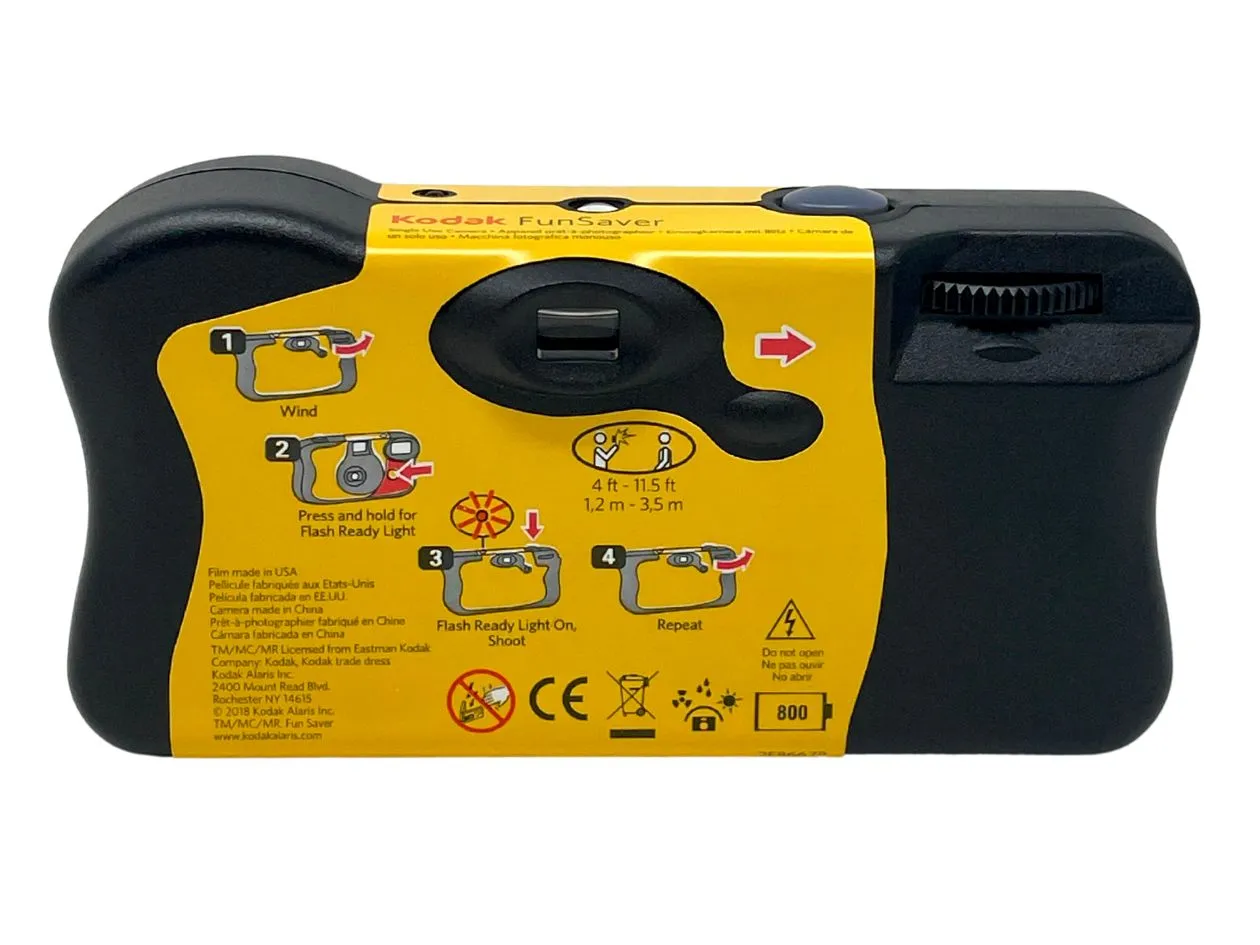 Kodak Funsaver 27 12 - Disposable Film Camera