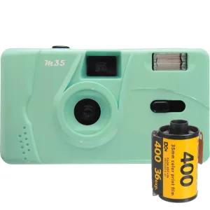Kodak M35 Green Camera & Film Bundle
