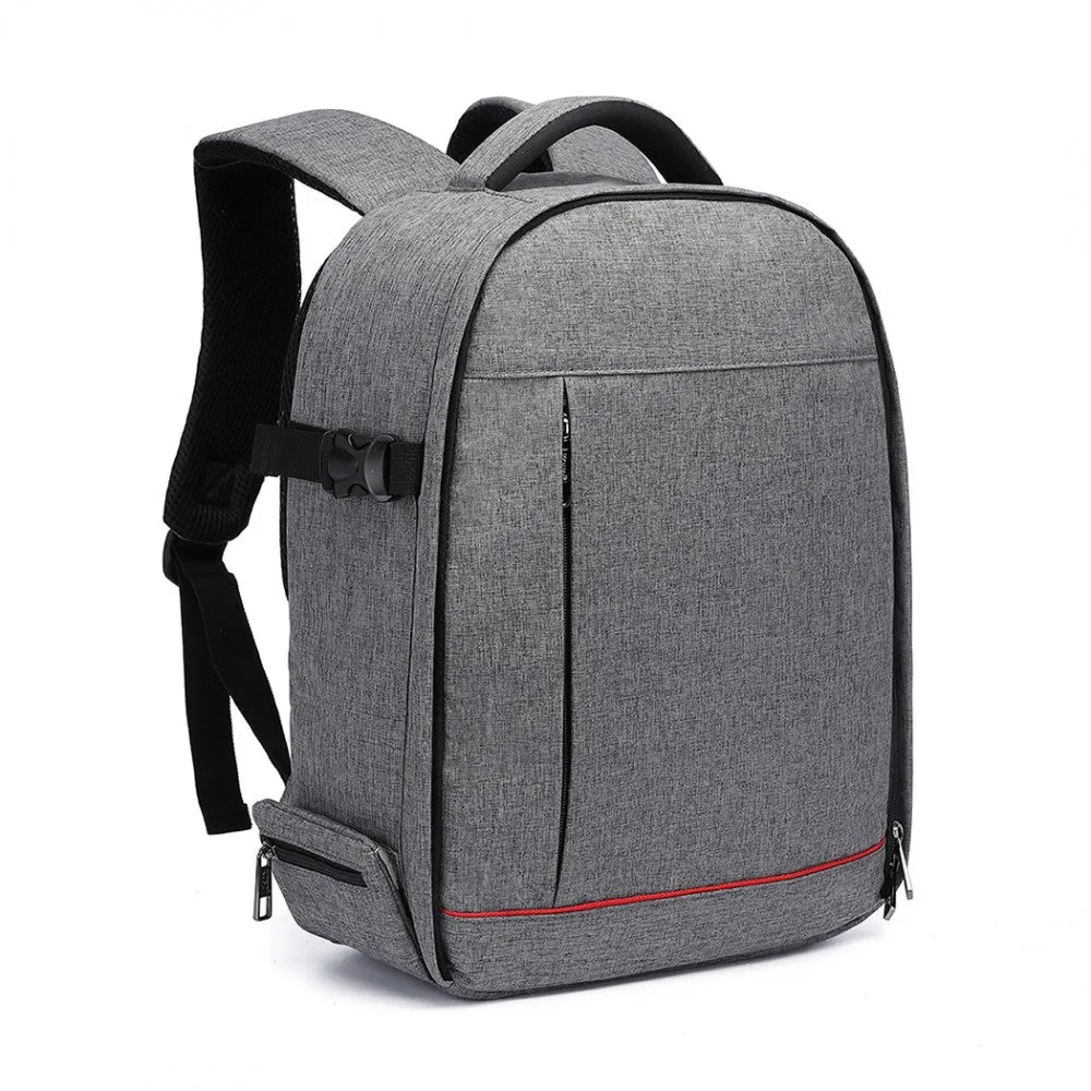 Kono Water Resistant Shockproof DSLR Camera Backpack - Grey