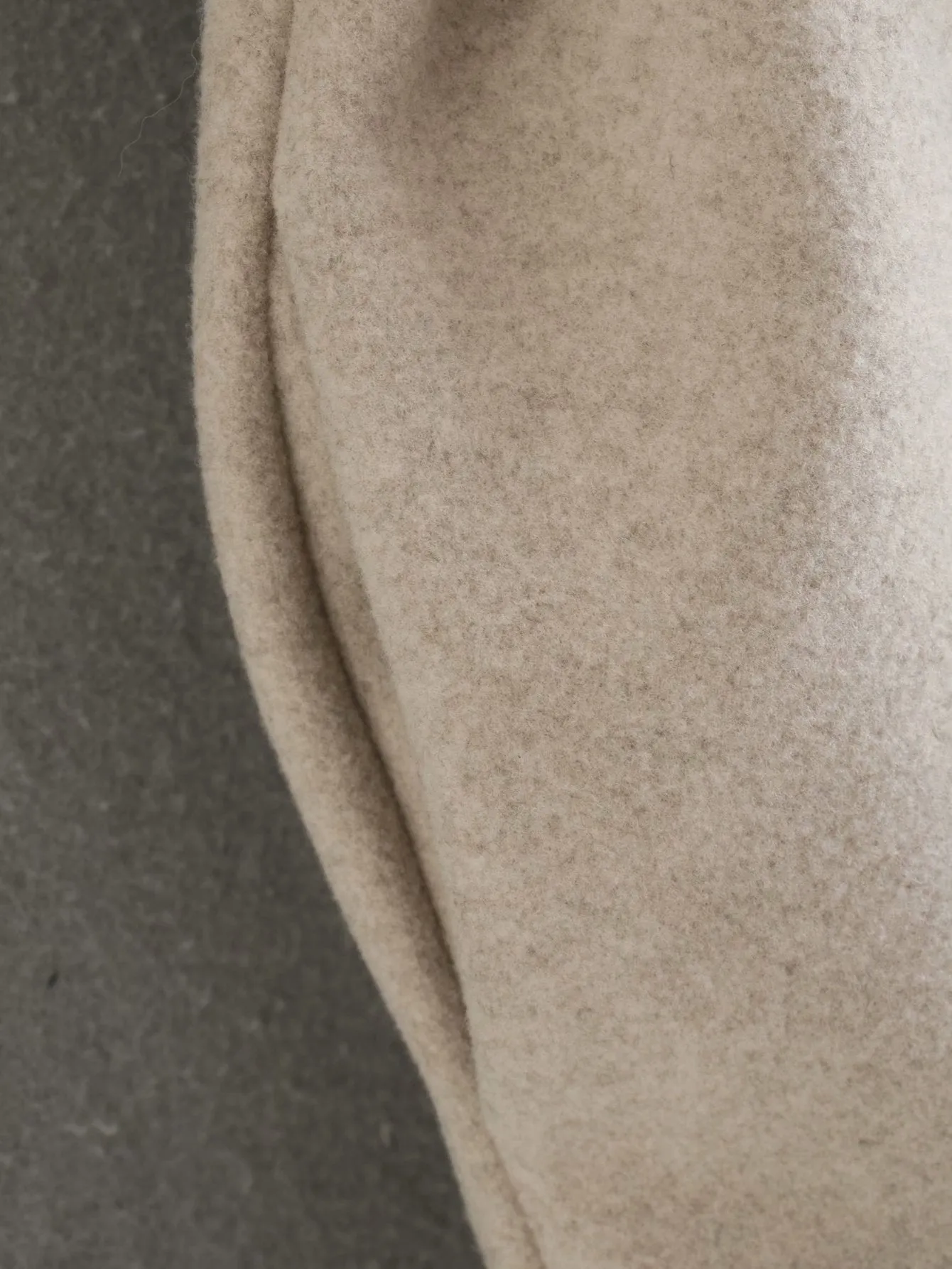 Lace-up Pile Collar Single-breasted Pocket Outerwear