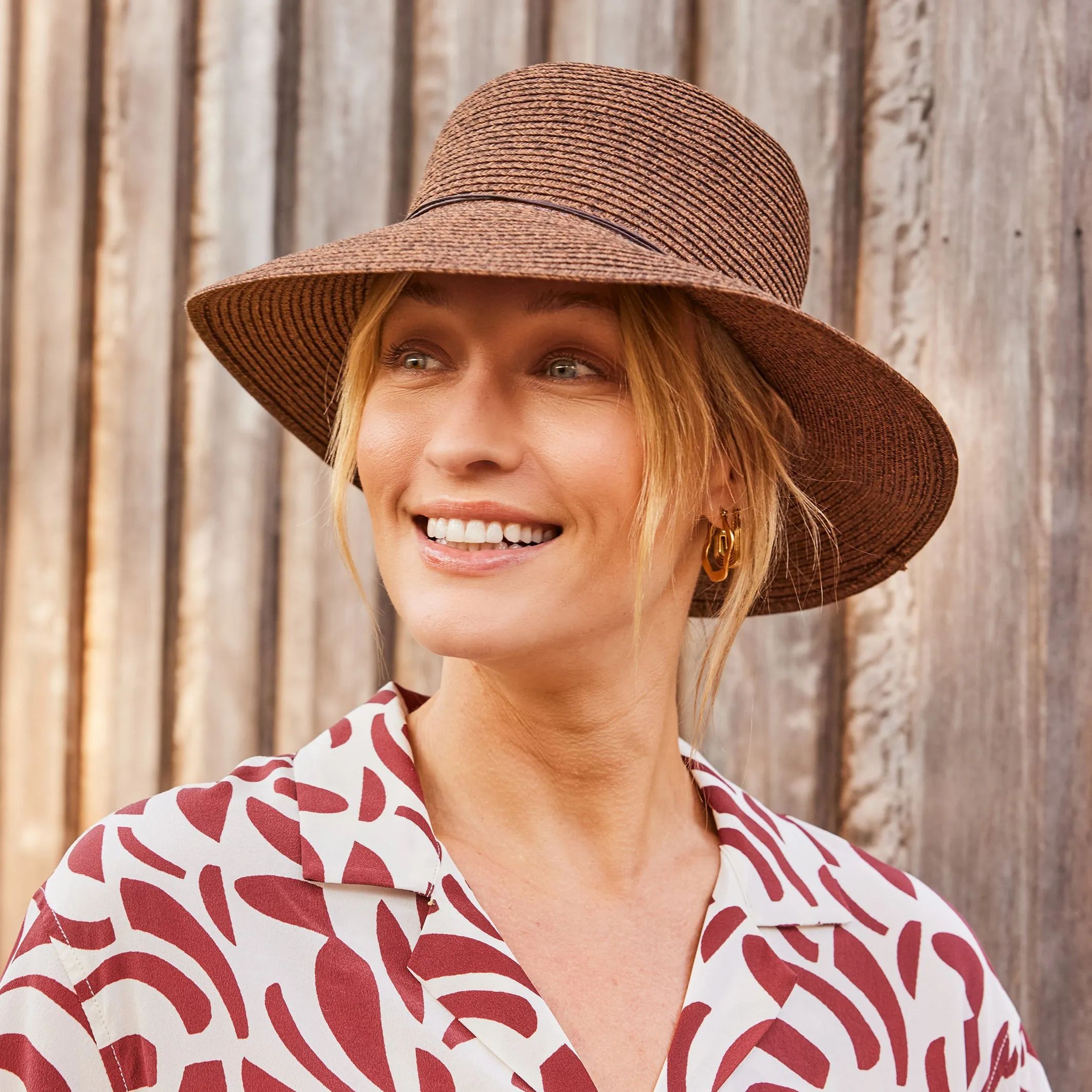 Lacey Bucket Hat - Chocolate