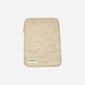 Laptop cover beige