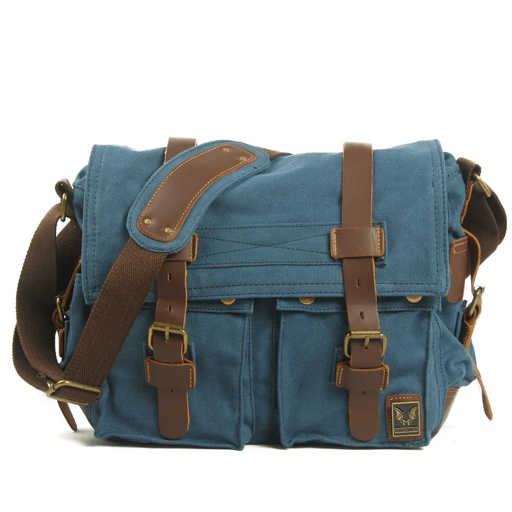 Large Capacity Waterproof Canvas Crossbody Camera Bag