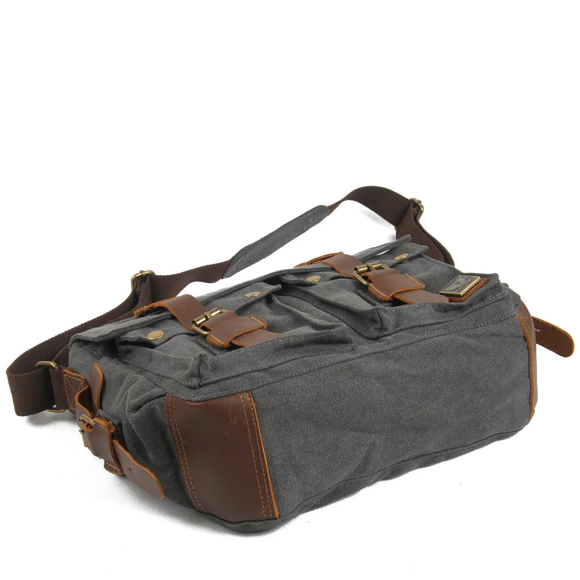 Large Capacity Waterproof Canvas Crossbody Camera Bag