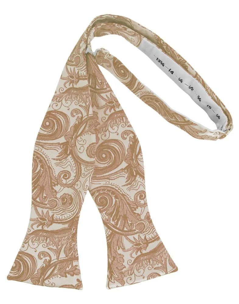 Latte Tapestry Bow Tie