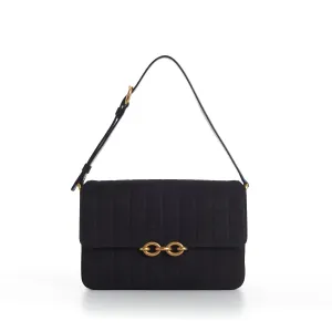 Le Maillon Satchel Bag In Quilted