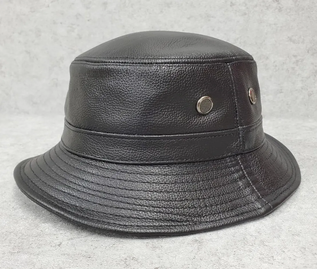leather bucket