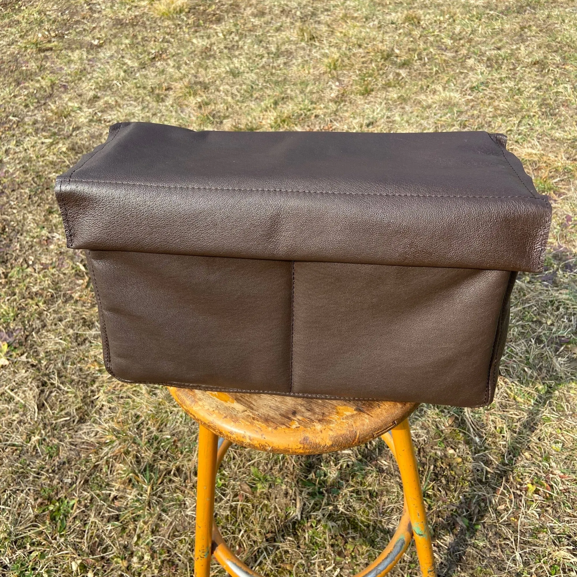 Leather Camera Bag for Brompton