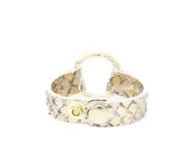 Leather snap cuff - 1/2 inch wide