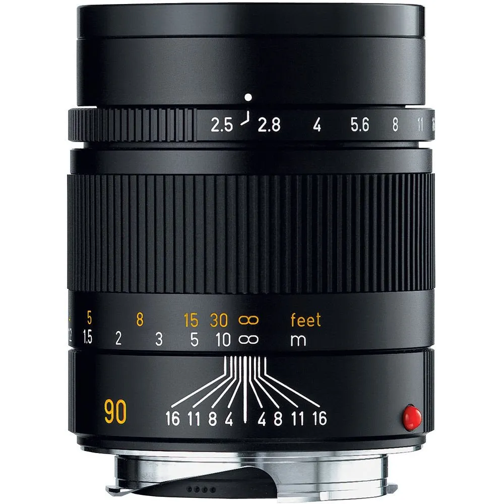 Leica 90mm f/2.5 Summarit-M Manual Focus Lens (Black)