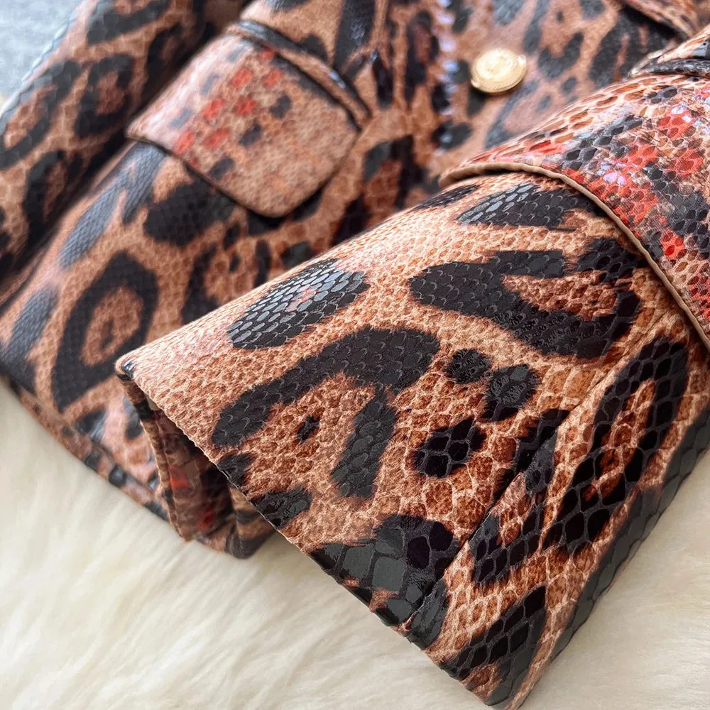 Leopard Vintage Blazer