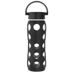 LifeFactory 22oz Glass Water Bottle - Onyx