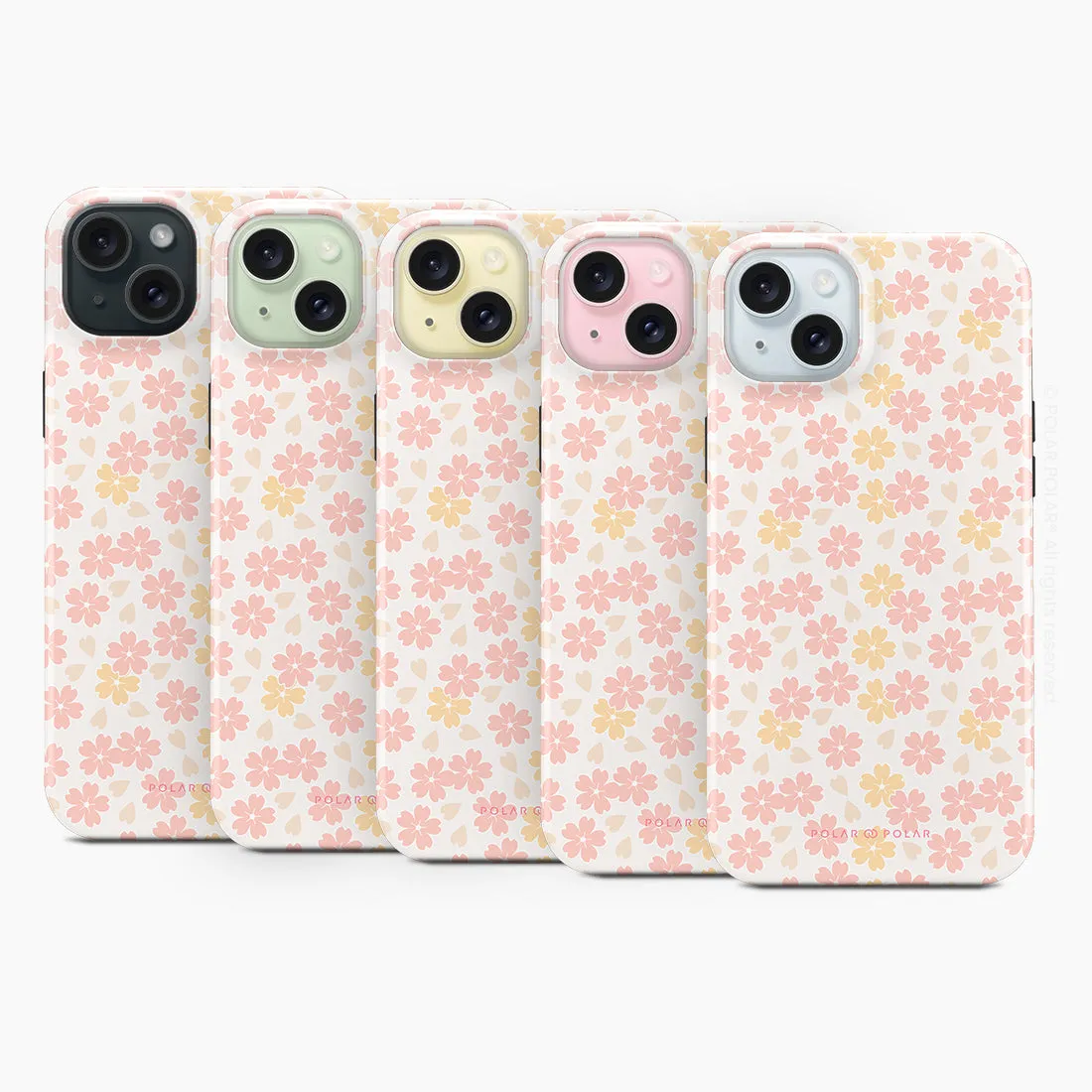 Light Pink Sakura Custom - iPhone 15 Plus Case