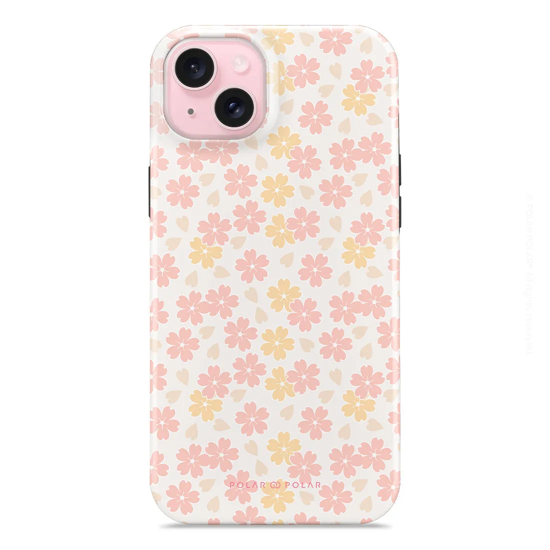 Light Pink Sakura Custom - iPhone 15 Plus Case