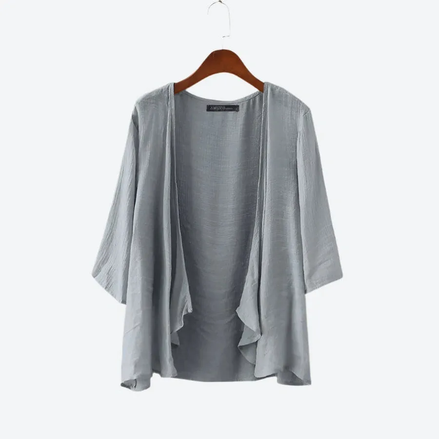 Lightweight Open-Front Flowy Cardigans