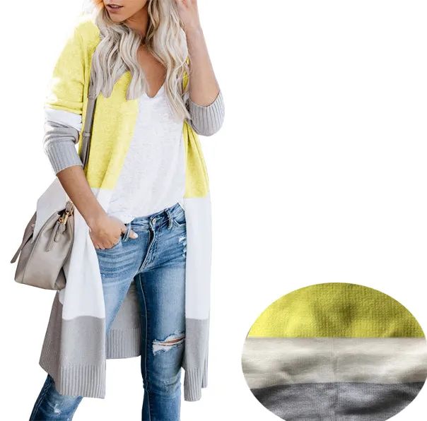 Long Sleeve Sweater Cardigan Duster