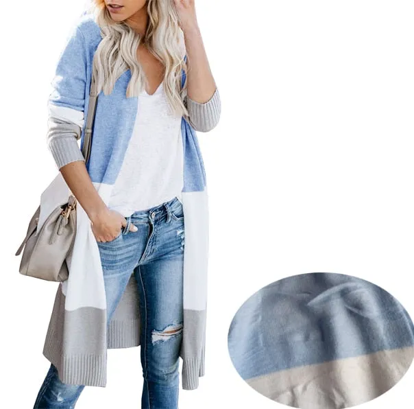 Long Sleeve Sweater Cardigan Duster