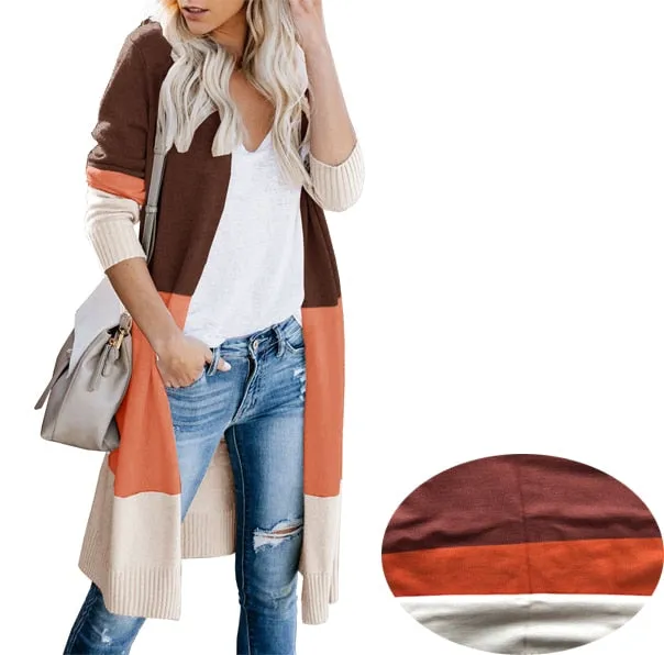 Long Sleeve Sweater Cardigan Duster