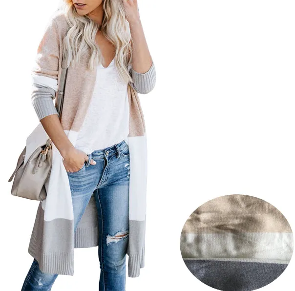Long Sleeve Sweater Cardigan Duster