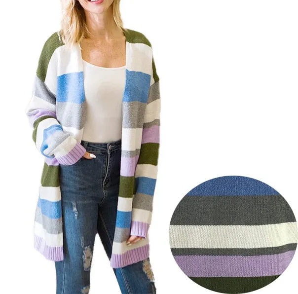 Long Sleeve Sweater Cardigan Duster