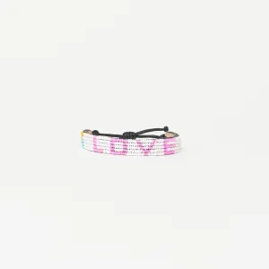 LOVE Bracelet - White/Bubblegum