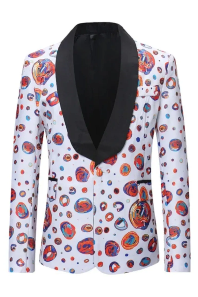 Lovely Floral Printed Bespoke Men Blazers