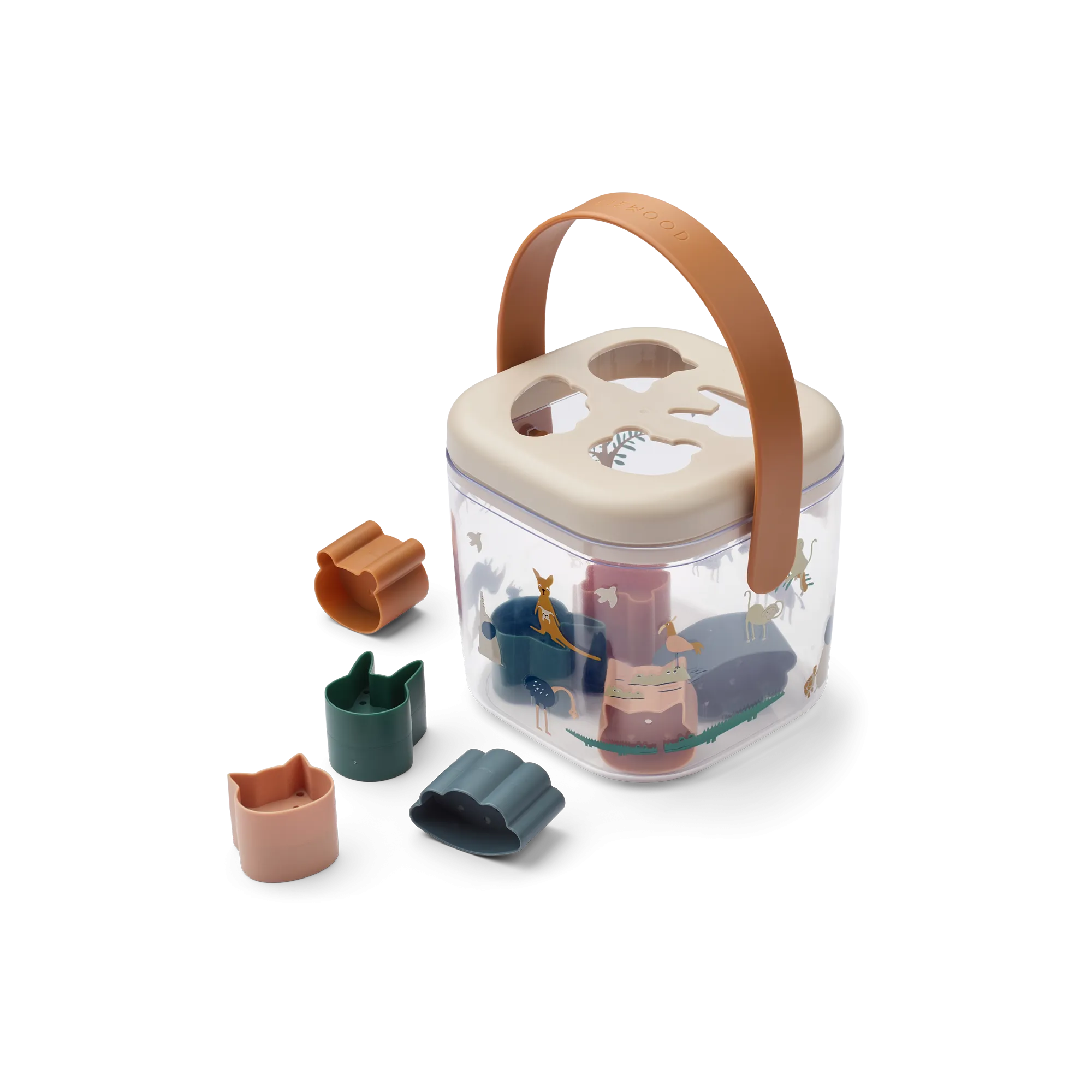 Lucinda Puzzle Shape Sorter Box (All together/Sandy)